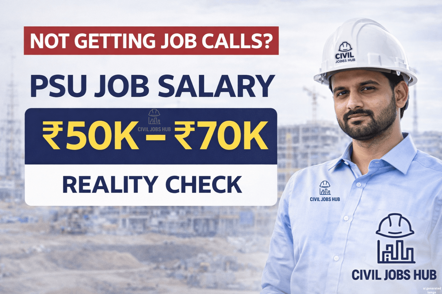 PSU Jobs for Civil Engineers: Real Salary, GATE Cutoff & Career Truth (2026) - Civil engineering career guidance